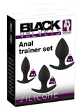 Lot de 3 plugs lestés Trainer Weight Noirs