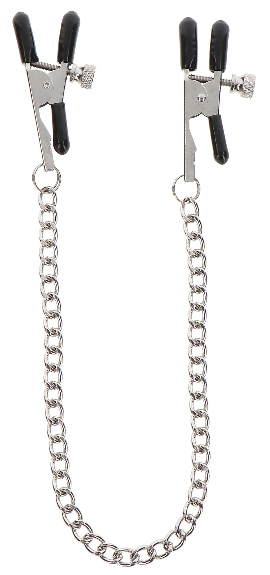 Pince-Tétons ajustables avec chaîne Clamps Taboom Argentées