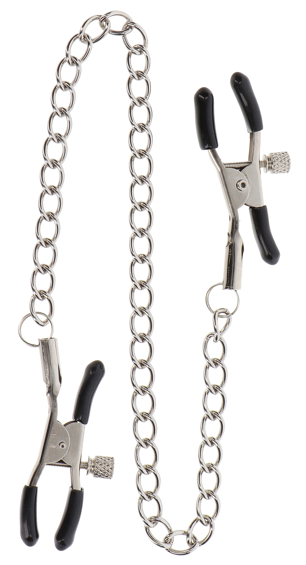 Pince-Tétons ajustables avec chaîne Clamps Taboom Argentées