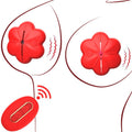 Pinces à Seins Vibrantes Flower Cheast Rouges